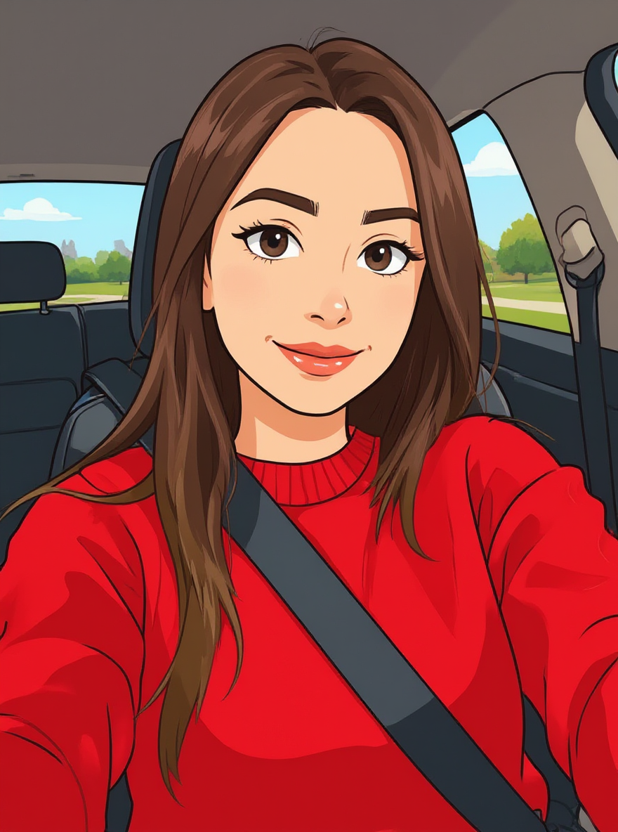 After - Selfie in Cartoon Style
